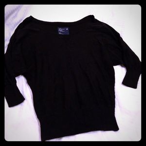 American eagle quarter sleeve sweater top